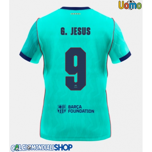 Maglie da calcio Barcelona Gabriel Jesus #9 Terza Maglia 2026-27 Manica Corta